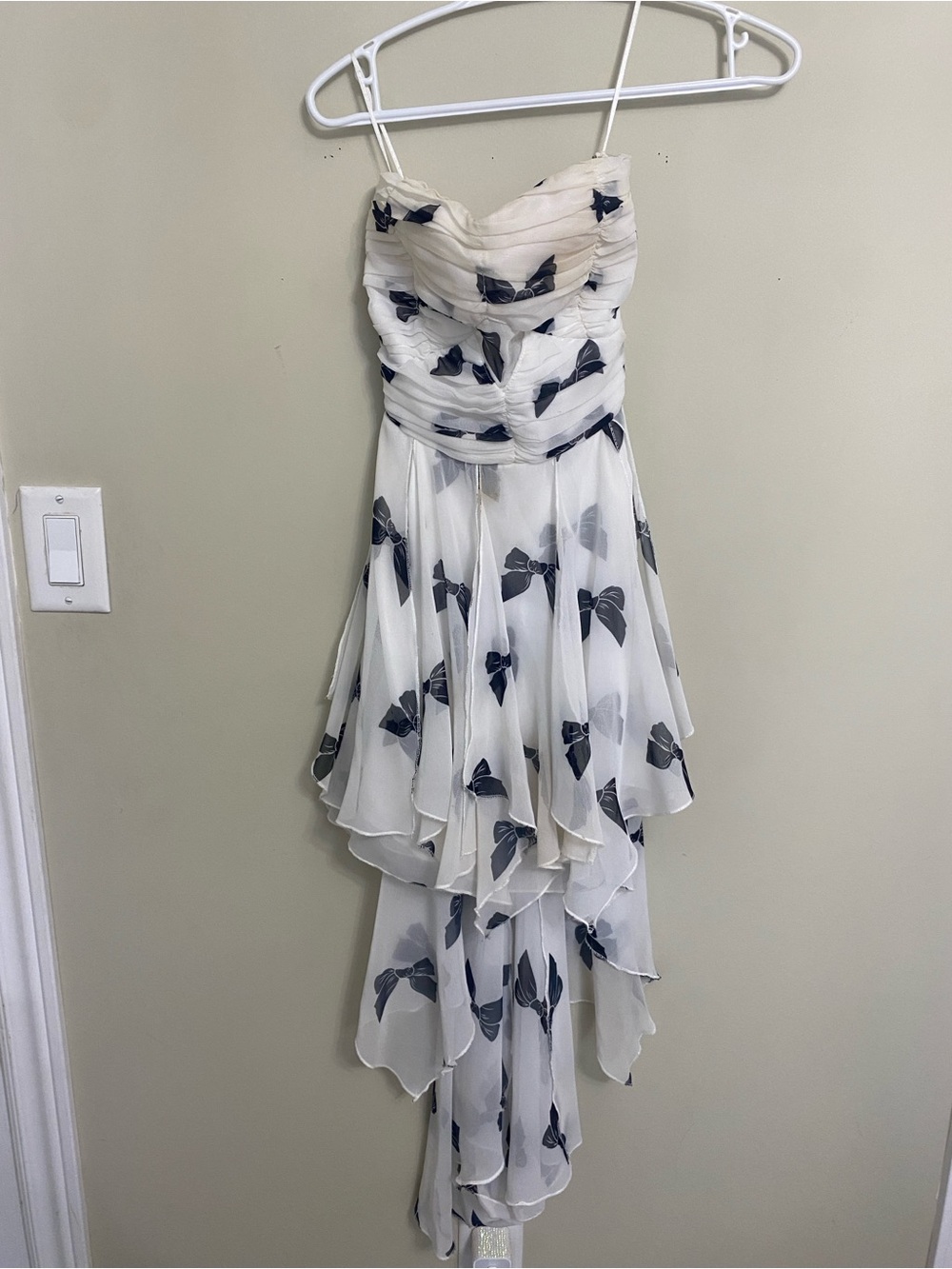 Blink Blank Strapless Dress: Size S